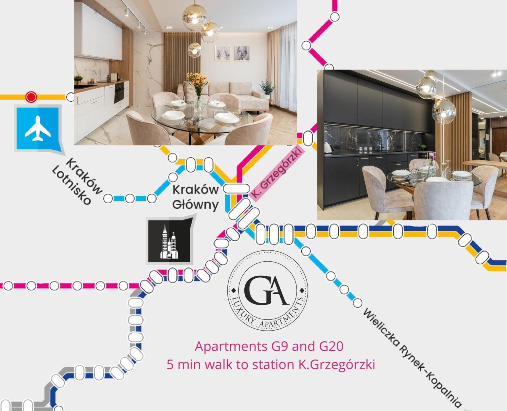 Ga Luxury Apartments G20 Krasków Eksteriør bilde